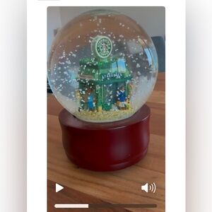 Starbucks 1999 Snow Globe Seattle
